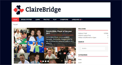 Desktop Screenshot of clairebridge.com