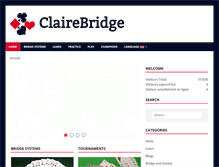 Tablet Screenshot of clairebridge.com